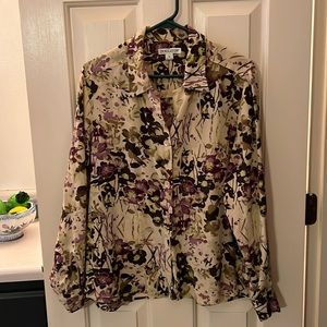Pendleton Floral Silk Shirt